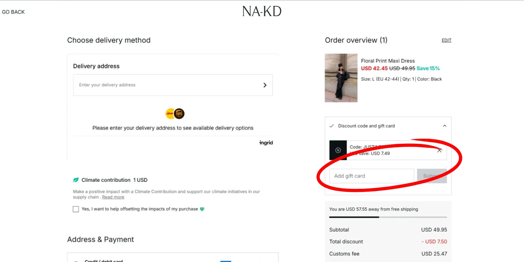 Where to Enter Your Promo Codes