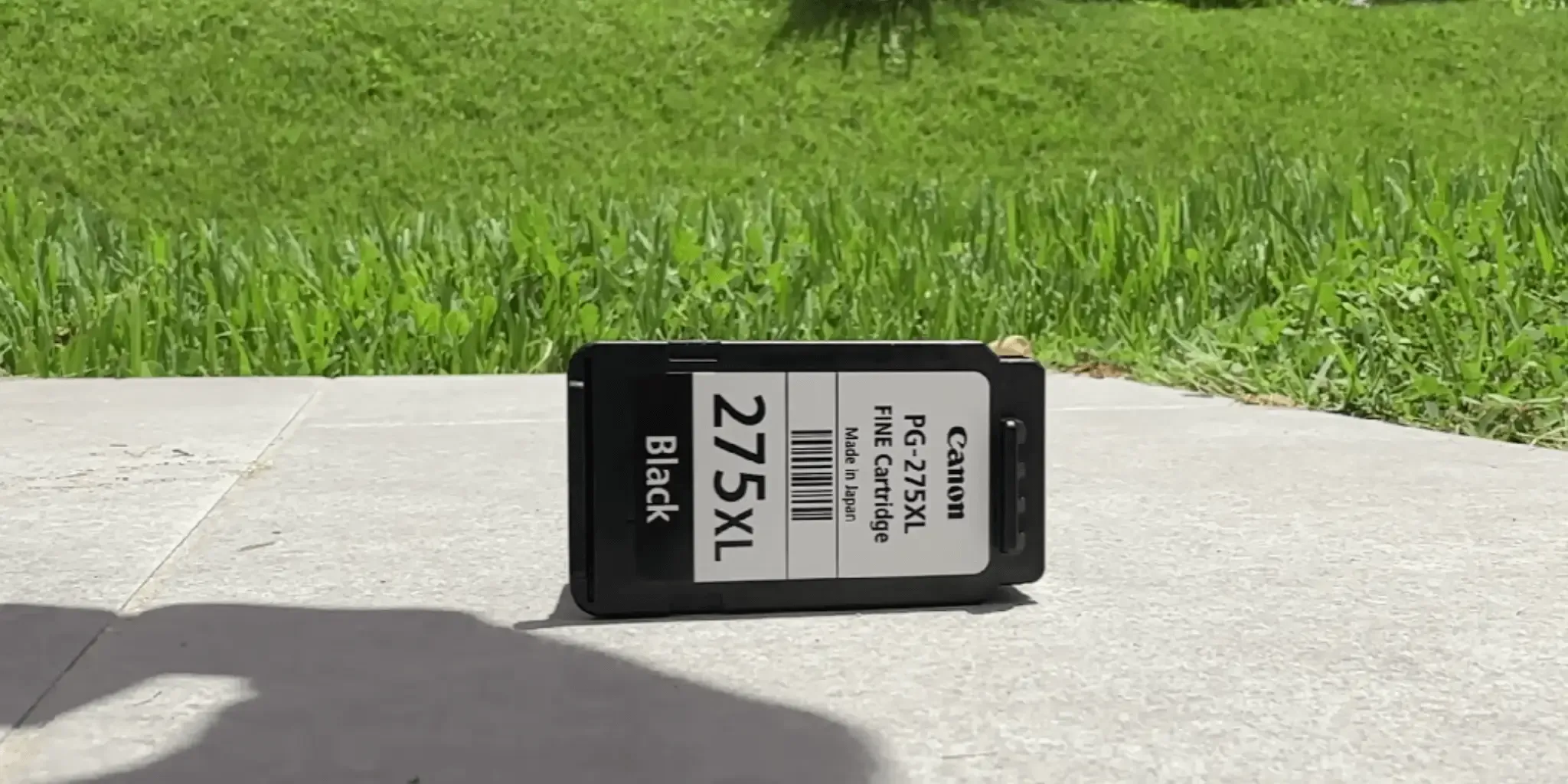 This is a Canon black ink cartridge.