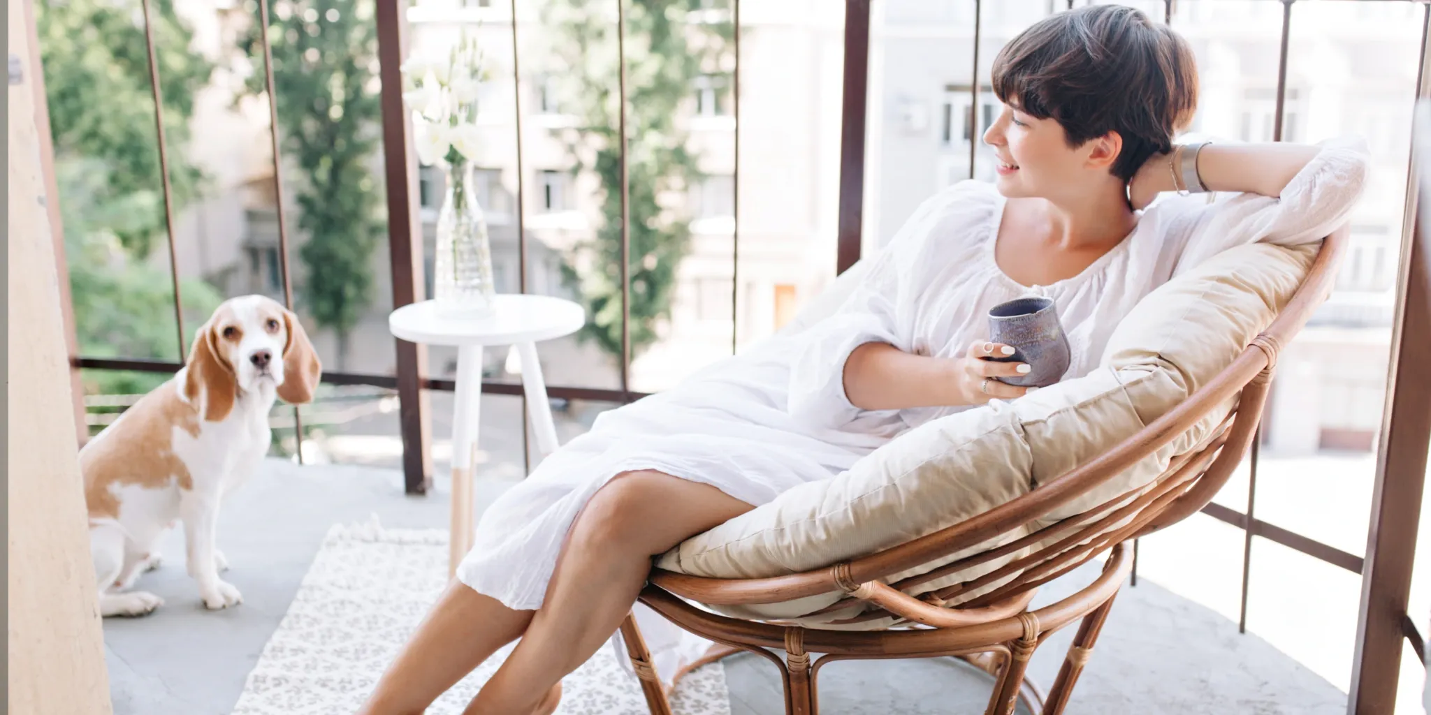Outdoor sofa doesn't just bring comfort, it also depicts your cozy lifestyle!