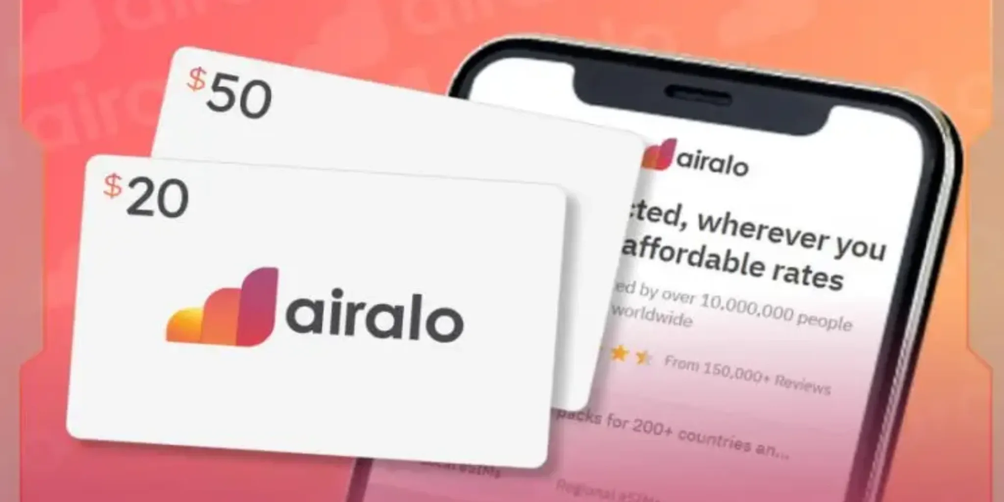 Airalo phone sims gift cards