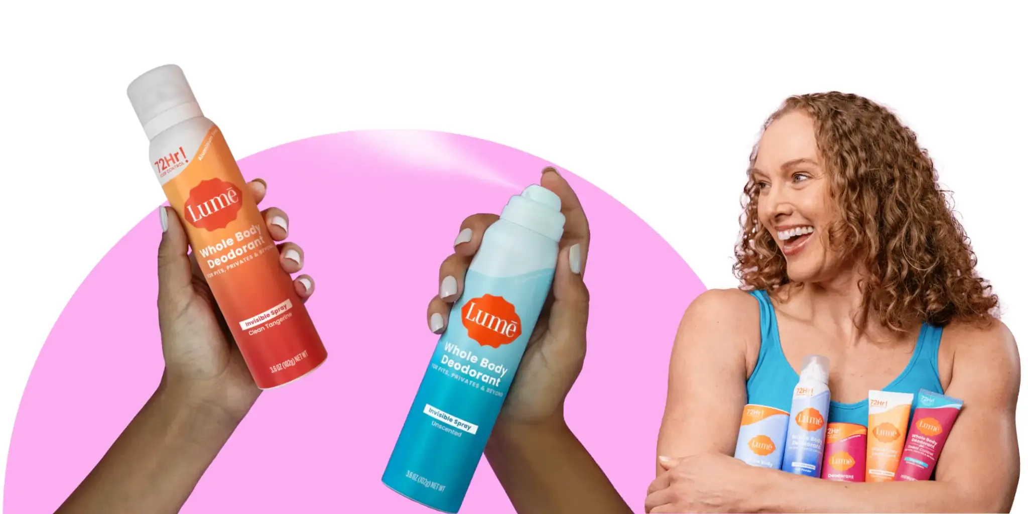 Lume deodorant products