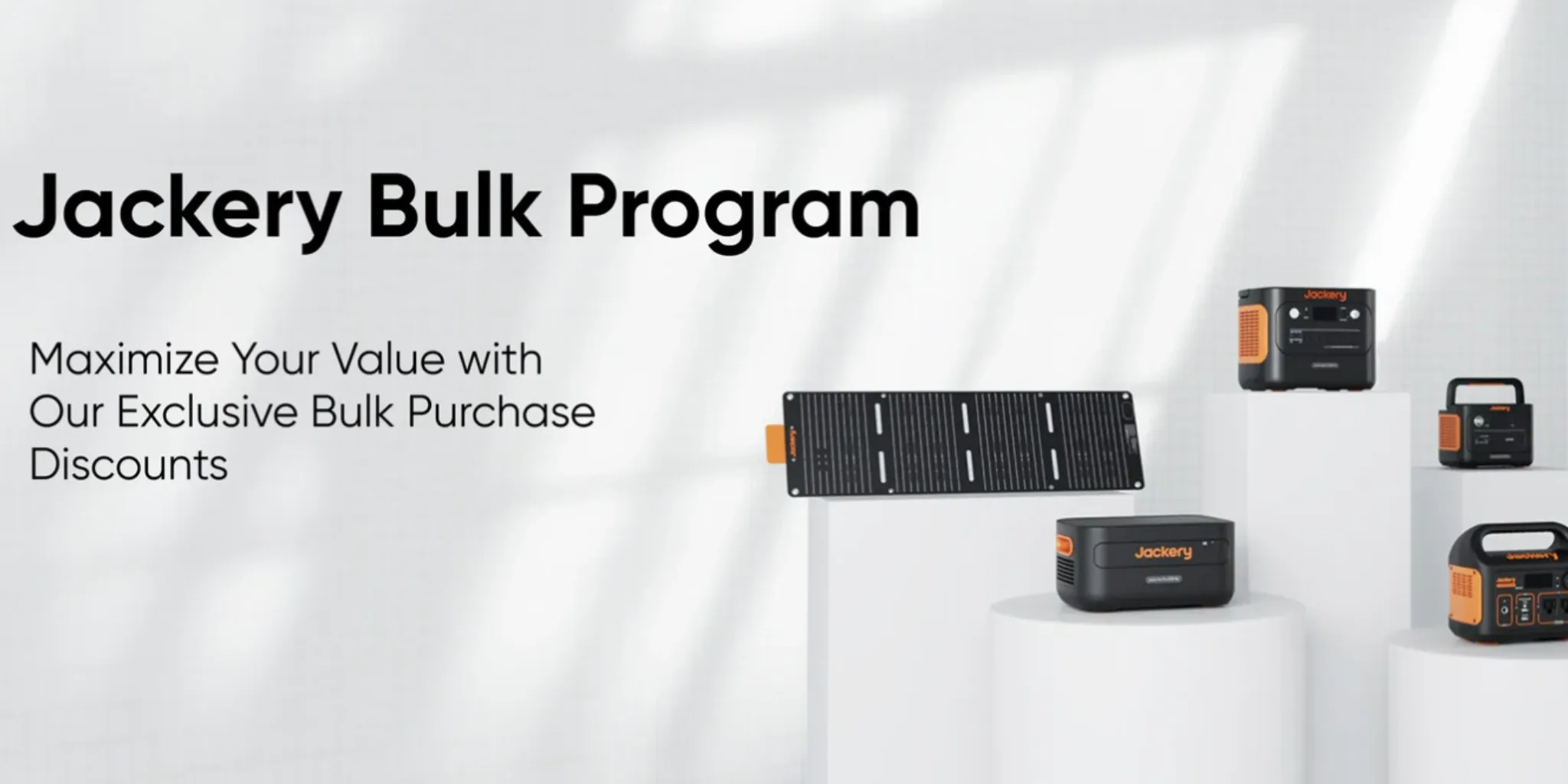 Bulk Program of Jackery.
