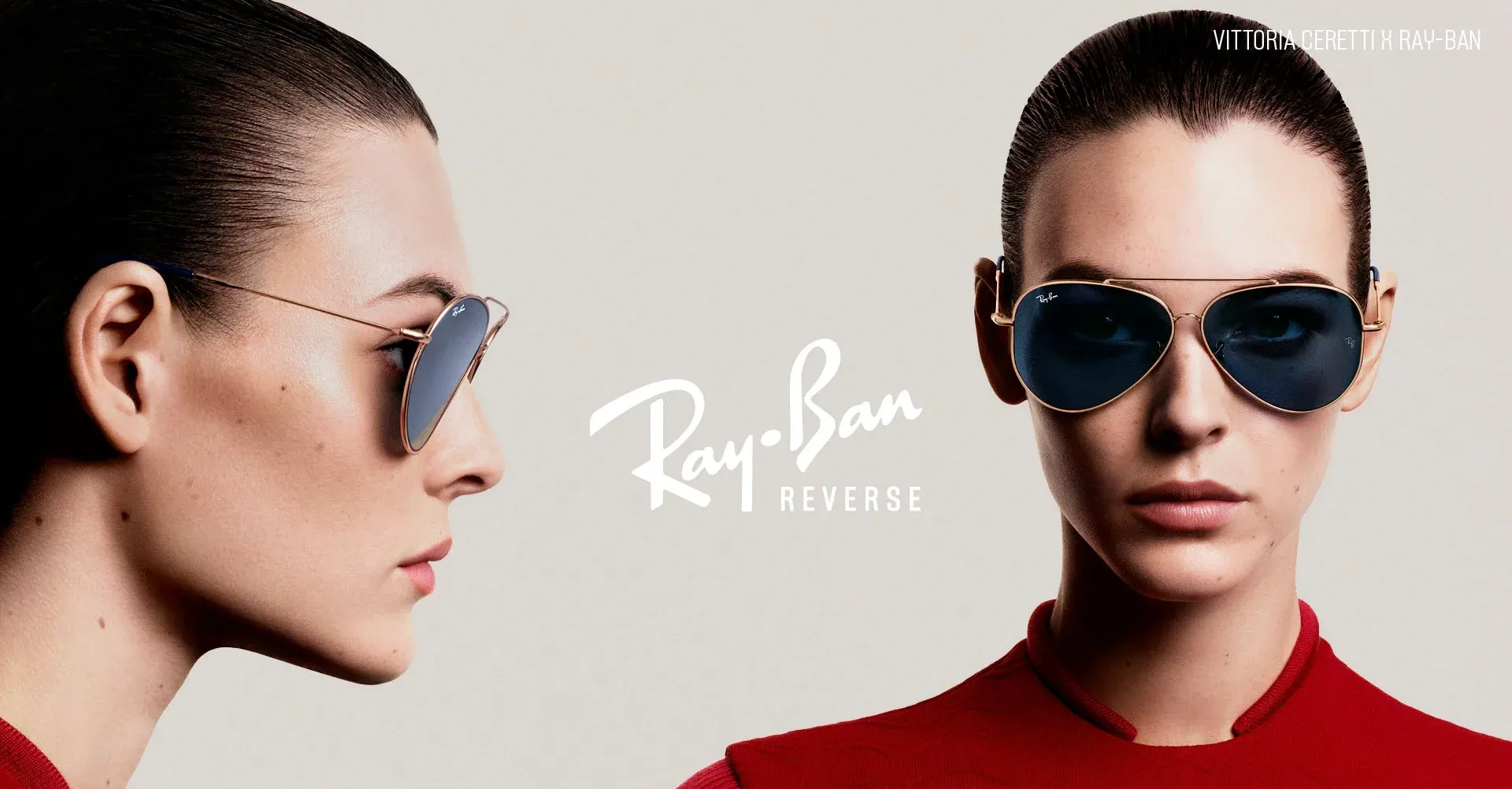 sun glasses logo from Ray-Ban
