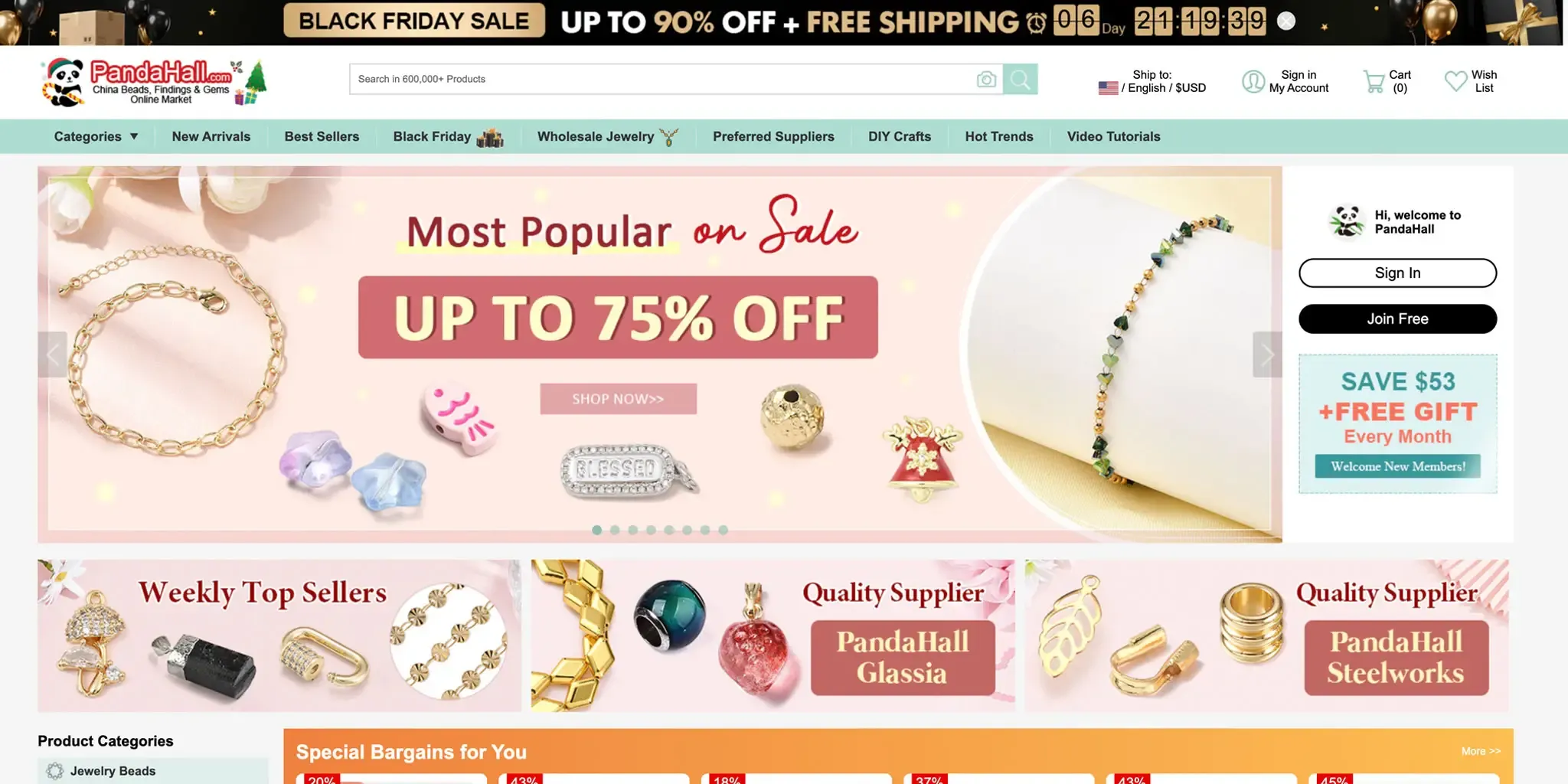 PandaHall Coupons & Promo Codes (October 2026) | RetailCoupons.com