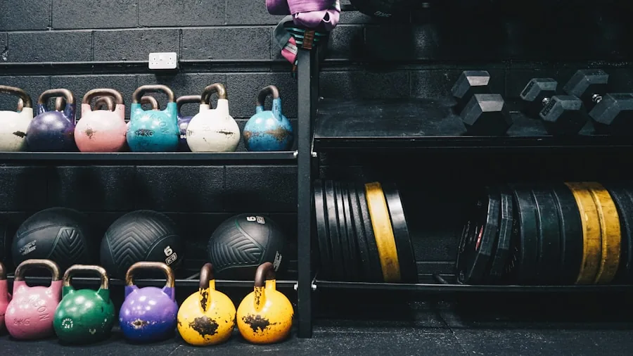 Person comparing fitness equipment options while planning home gym budget and fitness goals