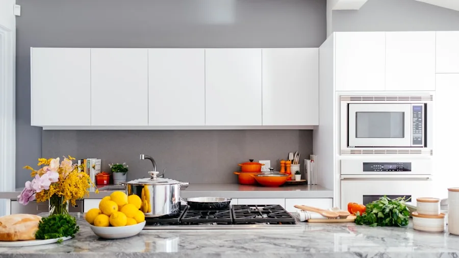 Person cooking food in kitchen with budget-conscious mindset, everyday meal preparation